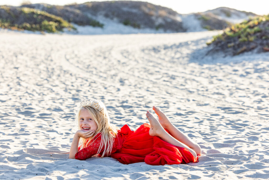 A Family Photographer Coronado Session: The Sequel Renaissance-inspired family vacation photos on the sandy shores of Coronado Beach